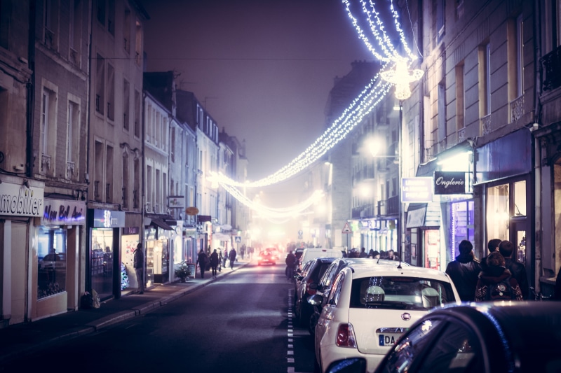 winter, travel, french, touristic, europe, fog, tourism, scene, cityscape, assorted, france, lifestyle, nightlife, land vehicle, people, architecture, modern