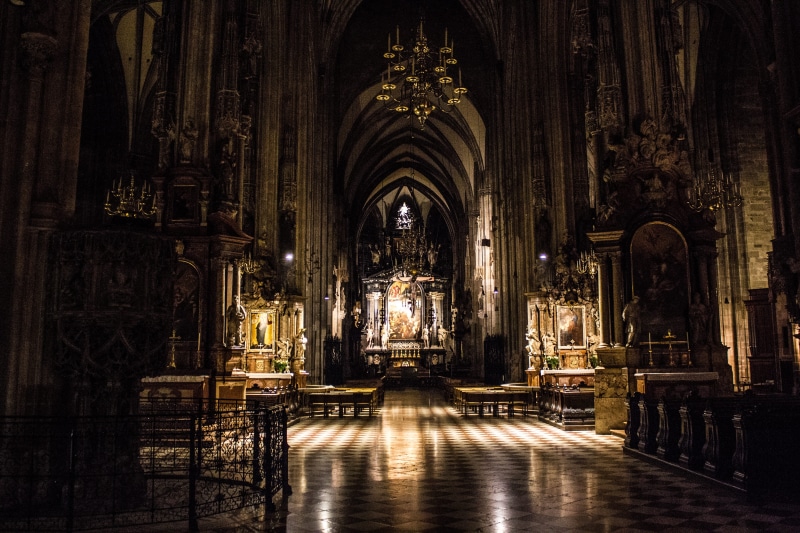 view, arch, altar, religion, cathedral, gothic style, aisle, interior design, home decor, hall, monastery, 5K, the way forward, corridor, architecture