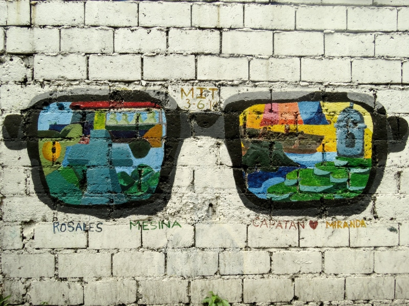 wall, floral pattern, day, graffiti, street, concrete, footpath, built structure, grafitti, street-art, 4K, spray, brick wall, multicolored, art and craft
