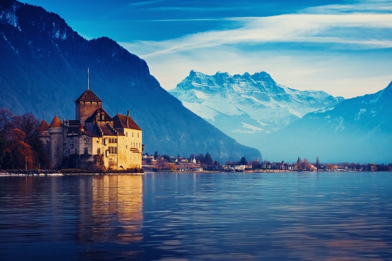 Chateau De Chillon, 1080P, Castles, Castle, Château De Chillon