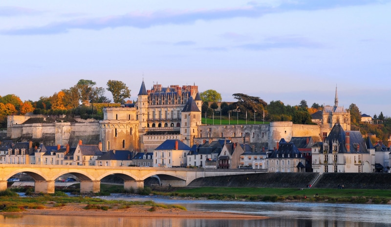 castle, 2K, bridge, Amboise, photo, the city, France