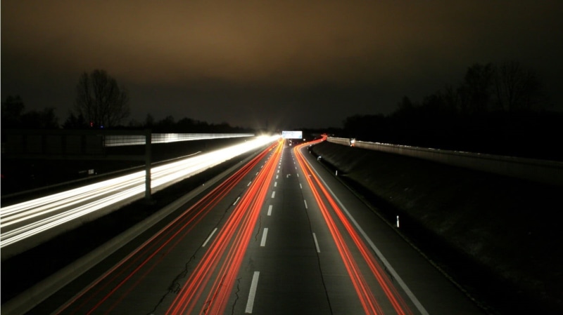 long exposure, red, road, traffic, table, 720P, pool, white, night