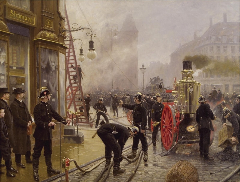 Paul Gustav Fischer, painting, 1080P, classical art