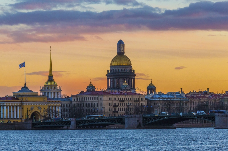 no people, russia, river, inimitably, landscape, beauty, building exterior, st petersburg, cloudy, daytime, history, august, architecture, mood, cityscape