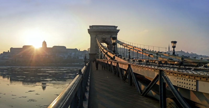 manhattan, building exterior, spacer, york, panorama, outdoors, transportation, connection, built structure, sky, sunset, river, sunlight, new, lens flare