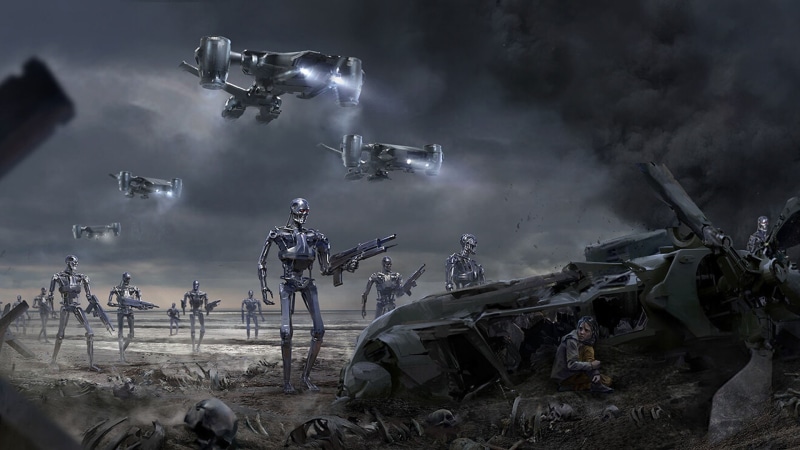 science fiction, Terminator, apocalyptic, 1080P