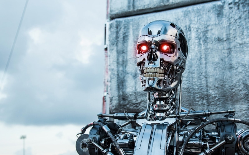technology, communication, no people, science fiction, architecture, robot, Terminator, movies, Terminator Genisys, security, outdoors, building exterior