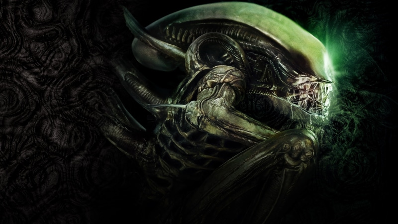 Aliens (movie), Sigourney Weaver, 4K, science fiction, horror, Alien (movie), space, green, Ridley Scott
