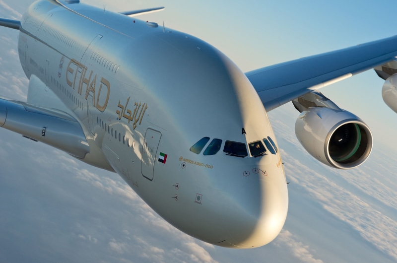 Airbus, Pilot, A380, 2K, Airbus A380-800, Airbus A380, A passenger plane, Cockpit, Etihad Airways