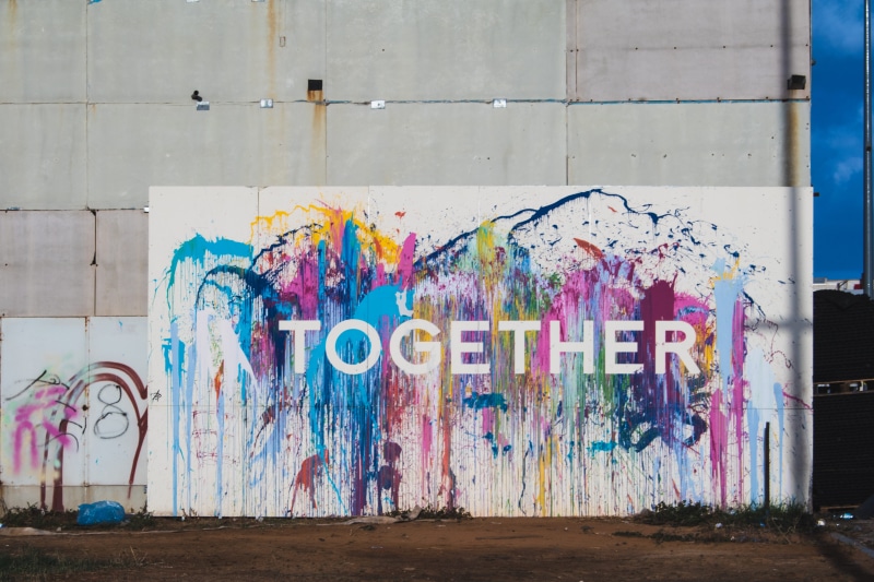 built structure, day, painting, wall - building feature, concrete, tel aviv, israel, grafitti, mural, art, grafiti, text, color, 5K, crypt, wall, art and craft
