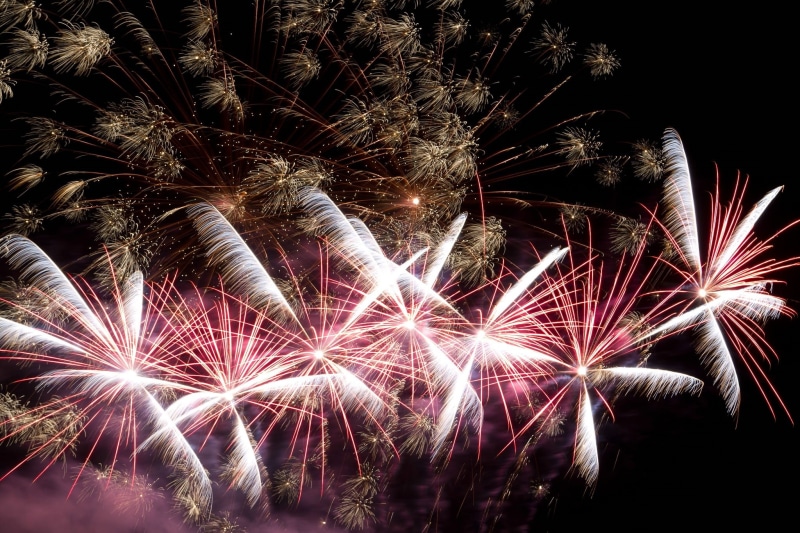 firework display, firework - man made object, shower of sparks, multi colored, cologne lights, rocket, blurred motion, long exposure, sylvester, glowing