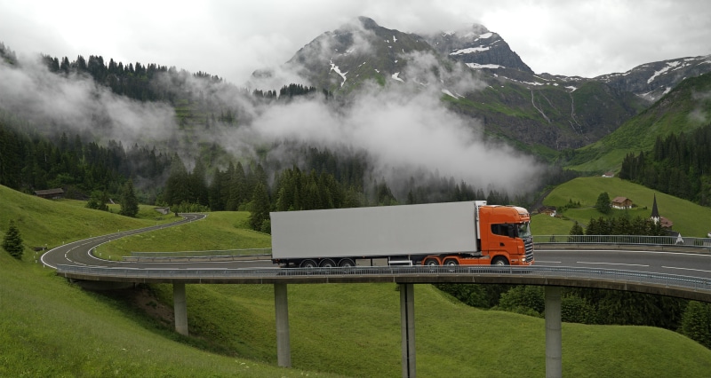 Truck, road, communication, Topline, uSA, cloud - sky, environment, architecture, freight, car, Grass, speed, mountain, beauty in nature, no People, trucking