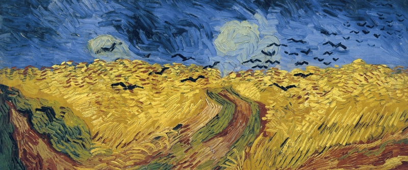 ultrawide, impressionism, Vincent van Gogh, painting, 2K, ultra-wide