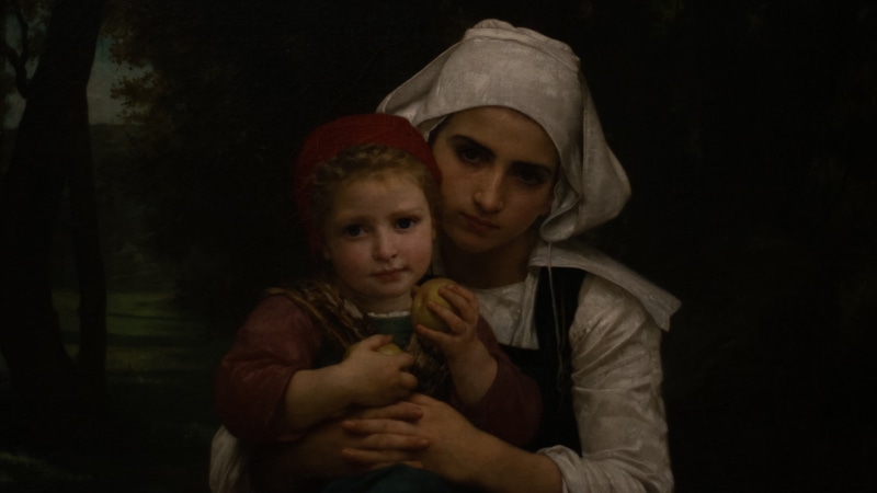 William Bouguereau, artwork, portrait, oil painting, classical art, children, painting, 5K, women