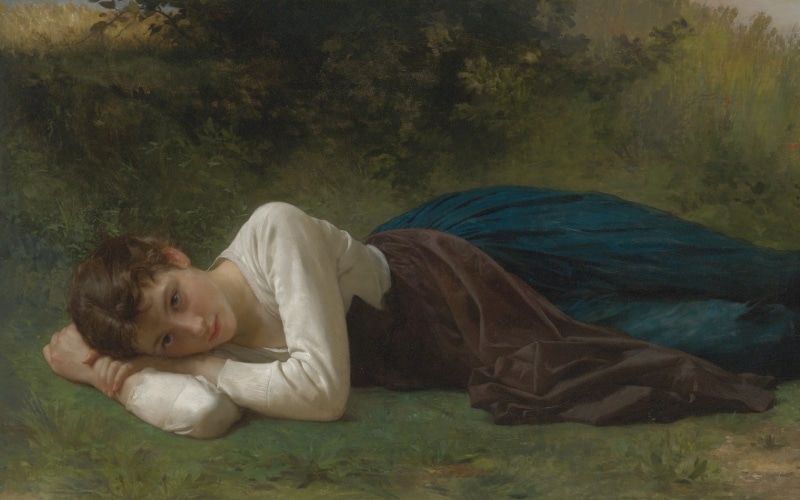 720P, Girl, art, william adolphe bouguereau, painting
