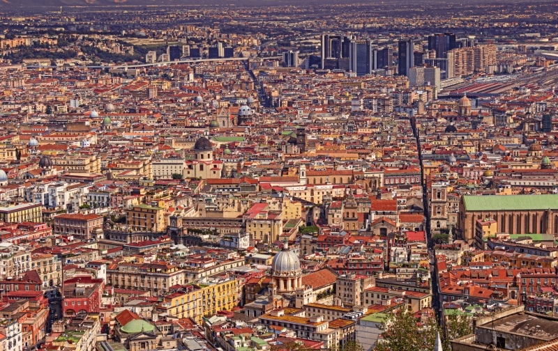 office building exterior, skyscraper, crowded, built structure, europe, italy, residential district, naples, cityscape, 5K, building, napoli, community