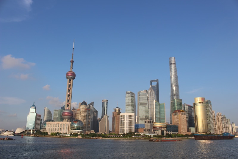 landmark, river, huangpu River, built Structure, tourism, skyline, day, urban, urban city, tall - high, downtown District, financial district, china - East Asia