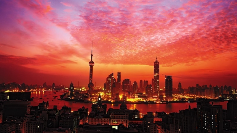 the Bund, reflection, cloud - Sky, city Life, nature, tower, sunrise - Dawn, china - East Asia, modern, built Structure, scenics, urban Skyline, sky, shanghai