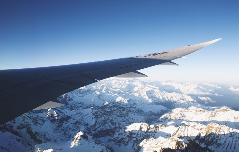 winter, mountains, environment, beauty in nature, mode of transportation, asa, snow, blue, andes, aircraft wing, outdoors, heaven, travel, airplane, santiago