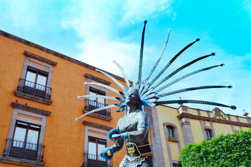 no people, santiago de querétaro, art and craft, creativity, statue, built structure, queretaro, building, travel, 4K, architecture, sculture, day, estatua