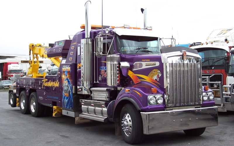 machine, tow, heavy, photoshop, tow truck, photograp, 2K, kenworth, power, lights, truck, chrome, recovery