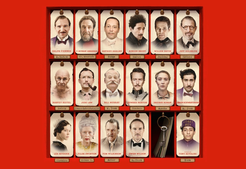 Saoirse Ronan, Tilda Swinton, Harvey Keitel, Bill Murray, Adrien Brody, Edward Norton, Ralph Fiennes, The The Grand Budapest Hotel, 2K, Léa Seydoux, The