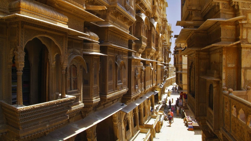 India, street, 1080P, The great Indian desert, Jaisalmer, Rajasthan, home