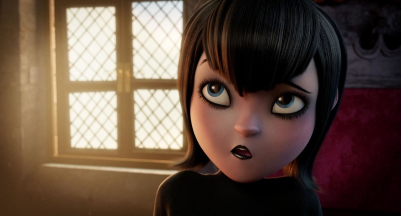 looking, human body part, one person, beautiful woman, surprise, Mavis (Hotel Transylvania), Movie, innocence, 1080P, brown hair, hairstyle, portrait