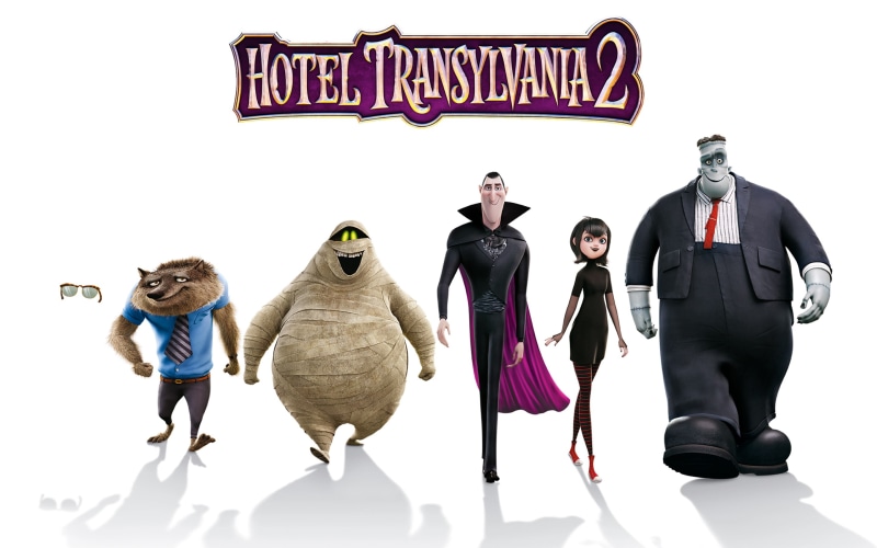 movie, poster, hotel, animated movie, hotel transylvania 2, 2K, transylvania, animated