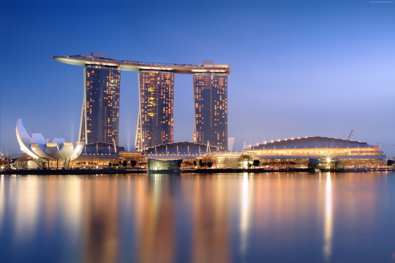 Singapore, booking, travel, Marina Bay Sands, hotel, pool, casino, 2K