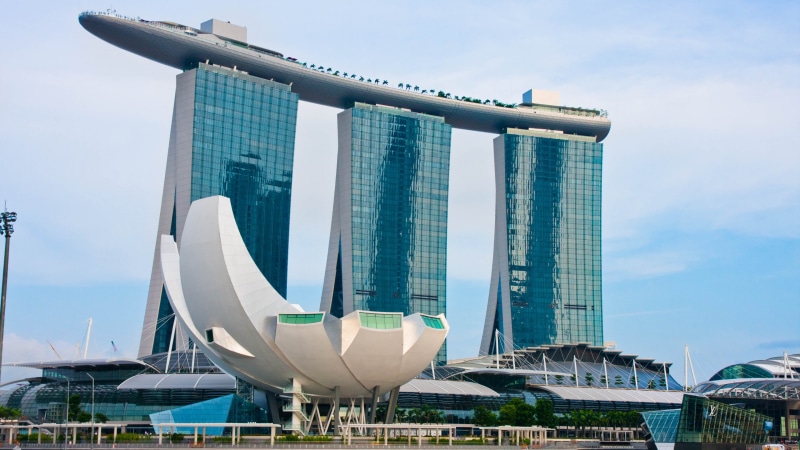 casino, pool, Marina Bay Sands, Singapore, 4K, travel, booking, hotel