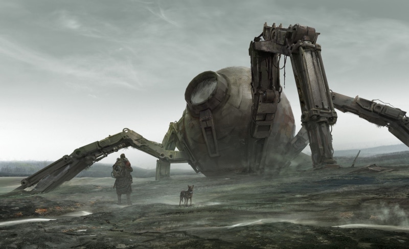 Dog, Man, 1080P, Sci Fi, Robot, Post Apocalyptic
