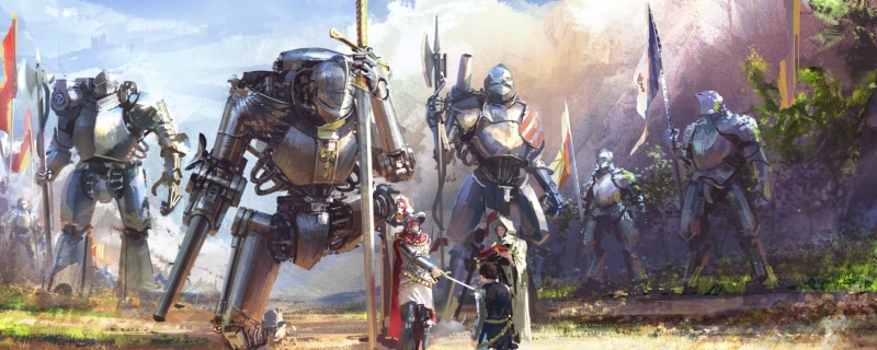 Knight, Sword, 1080P, Sci Fi, Robot, Warrior