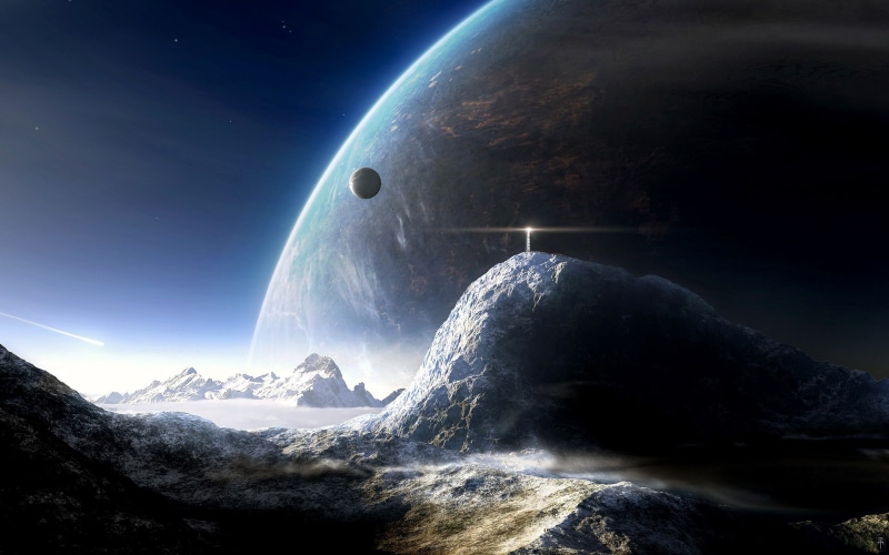 Planet Rise, Landscape, Planetscape, Sci Fi, Planet, 1080P