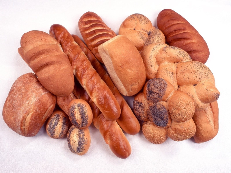 bread, baked, french food, eating, isolated, 720P, cut out, seed, baguette, brown, healthy Eating, backgrounds, still life, flour, bun, assorted, white