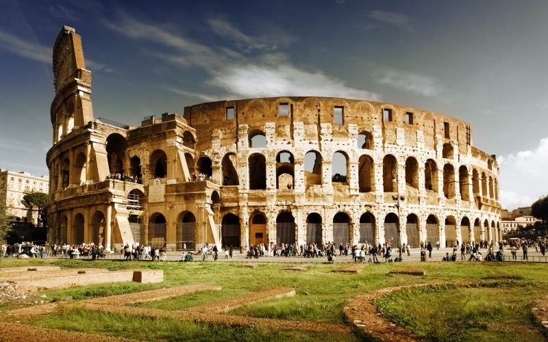 Attractions, Colosseum, 2K, Tourist, Italy