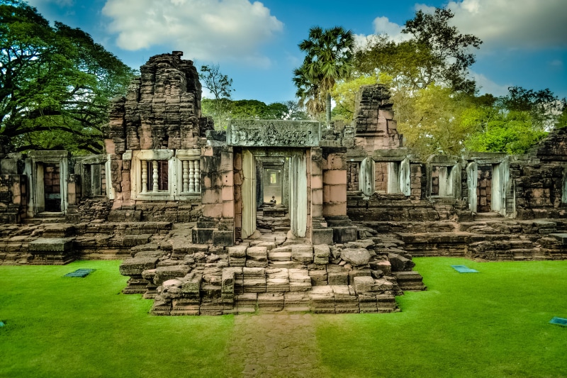 built structure, building, day, traditional, sky, Heritage, landmark, ancient, trees, old, architectural column, building exterior, architecture, plant