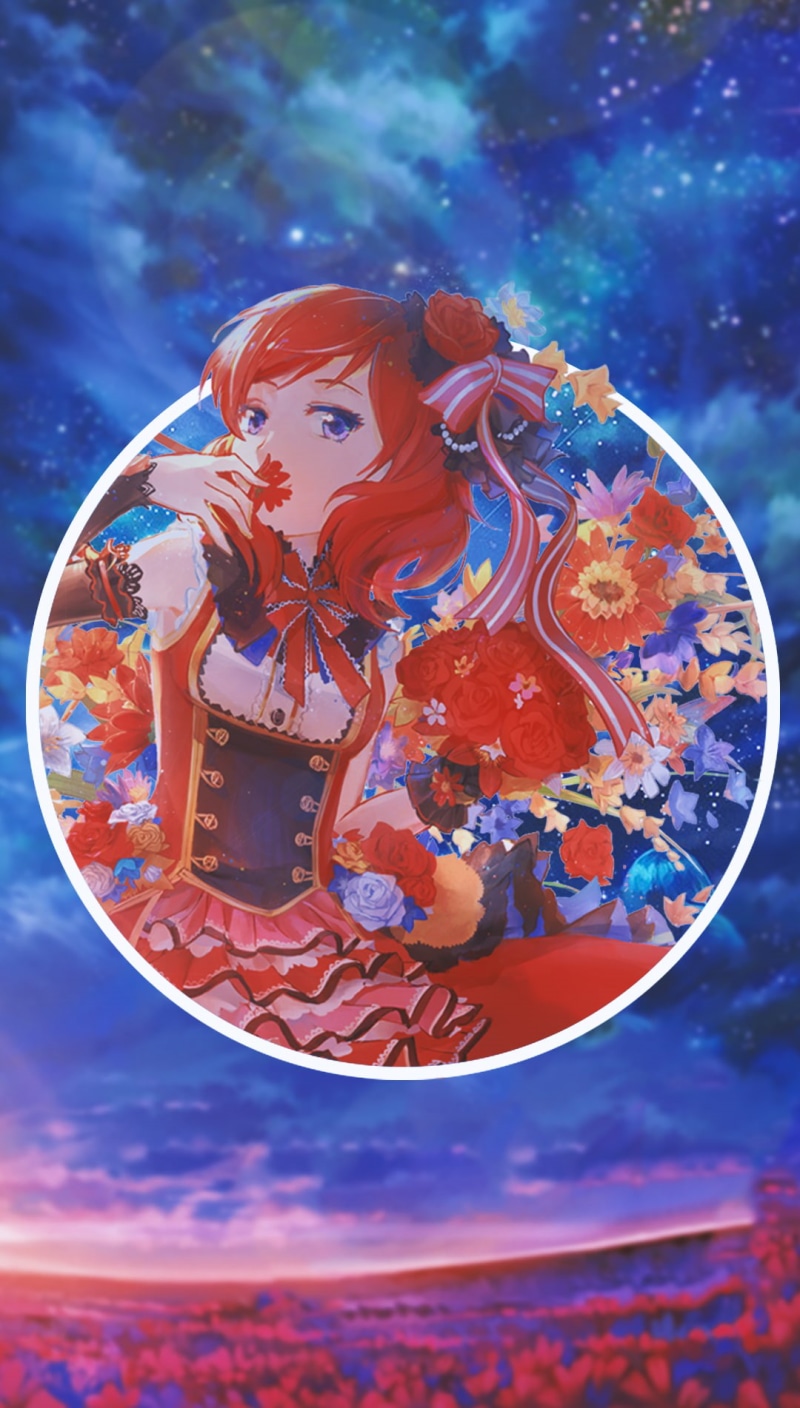 representation, star - space, Nishikino Maki, food and drink, digital composite, picture-in-picture, close-up, 720P, Love Live!, nature, anime girls, day
