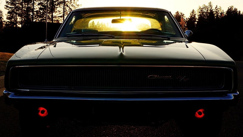 sunsets, x, hd, black, sunset, art, cars, rt, charger, 1080P, dodge, nature, muscle