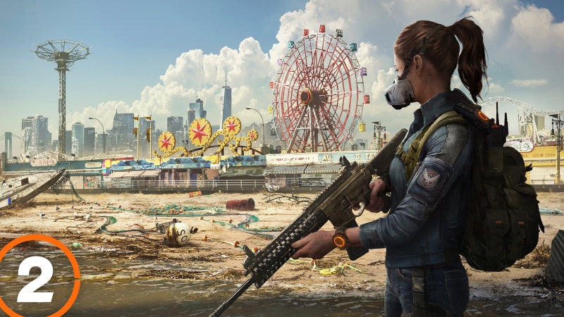 apocalyptic, PC gaming, weapon, Video Game Art, women, 1080P, Tom Clancys The Division 2, video games