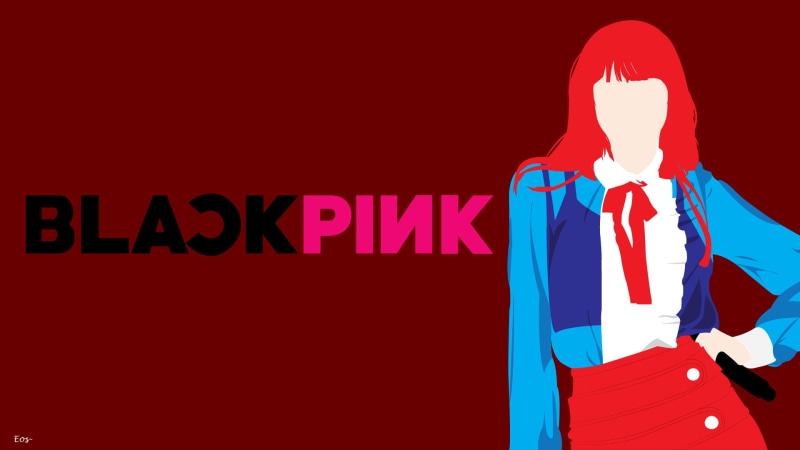 Lisa Manoban, Minimalist, BlackPink, K-Pop, 1080P, Music