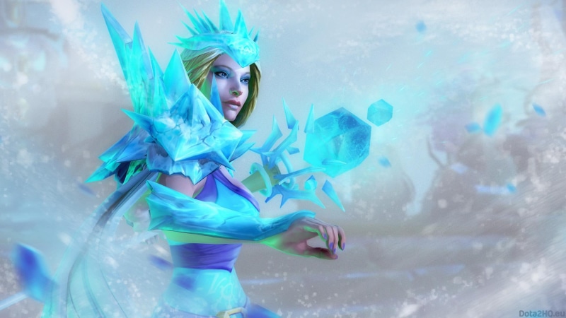 crystal maiden, maiden, dota 2, art, crystal, dota, 1080P