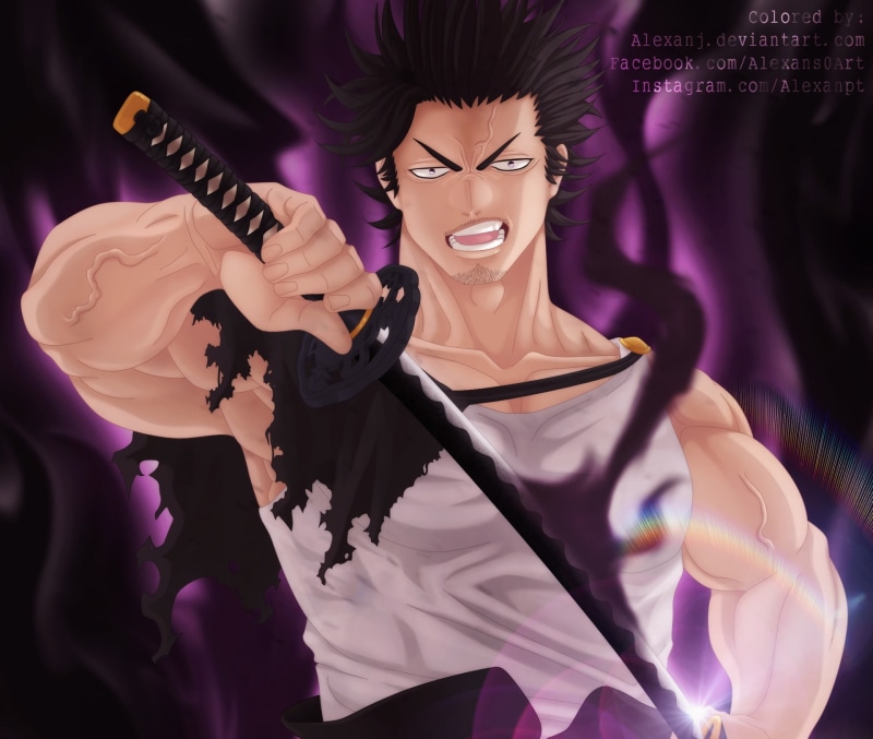 Black Clover, Angry, Anime, 1080P, Sword, Black Hair, Man, Yami Sukehiro