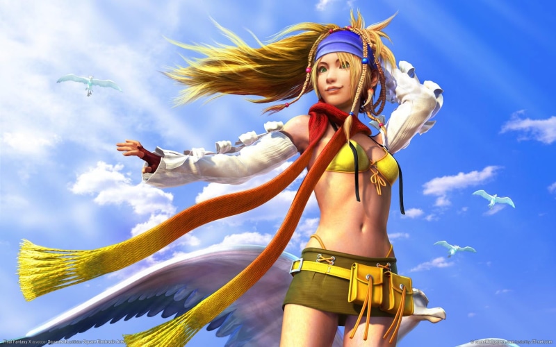 real people, three quarter length, lifestyles, adult, one person, 1080P, Final Fantasy, nature, human arm, females, Final Fantasy X-2, young adult, beauty
