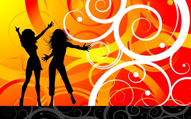 Girl, Dance, girls, Vector, 1080P