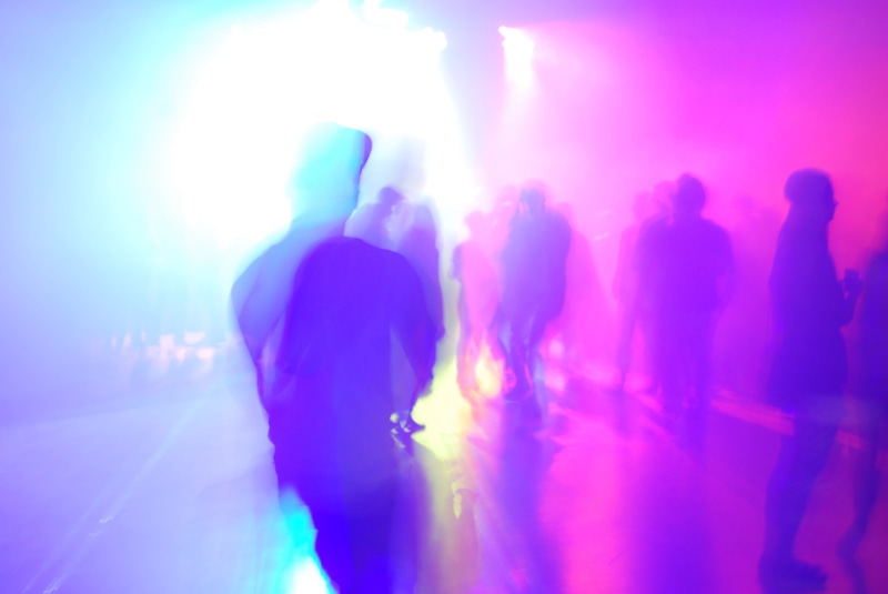 party, light - natural phenomenon, defocused, 4K, nightlife, excitement, arts culture and entertainment, enjoyment, light, nightclub, disco, men, techno