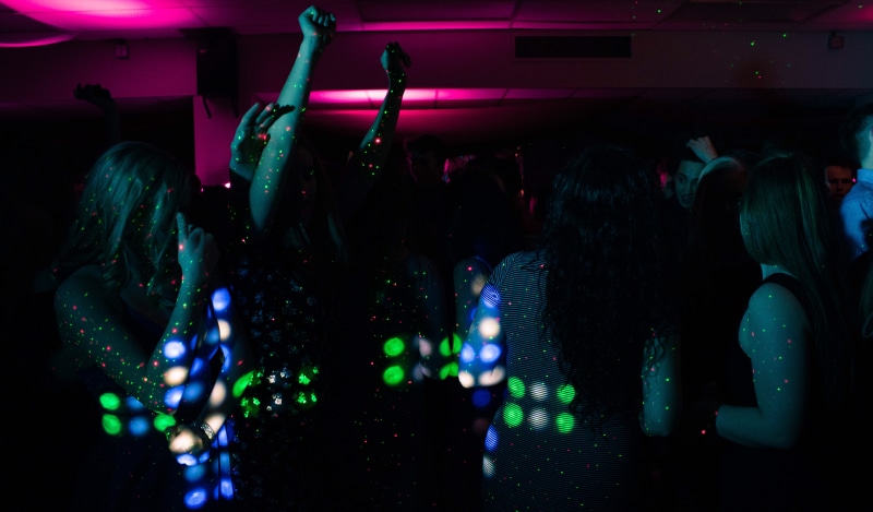 nightclub, dark, relaxation, illuminated, women, dancing, disco, adult, club, 5K, celebration, party - social event, music, enjoyment, rave, party, bar