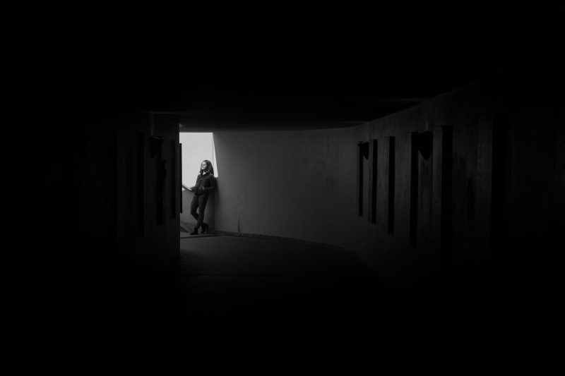architectural column, copy space, men, dark, germany, photography, full length, day, portrait, standing, built structure, lighting, silhouette, arcade