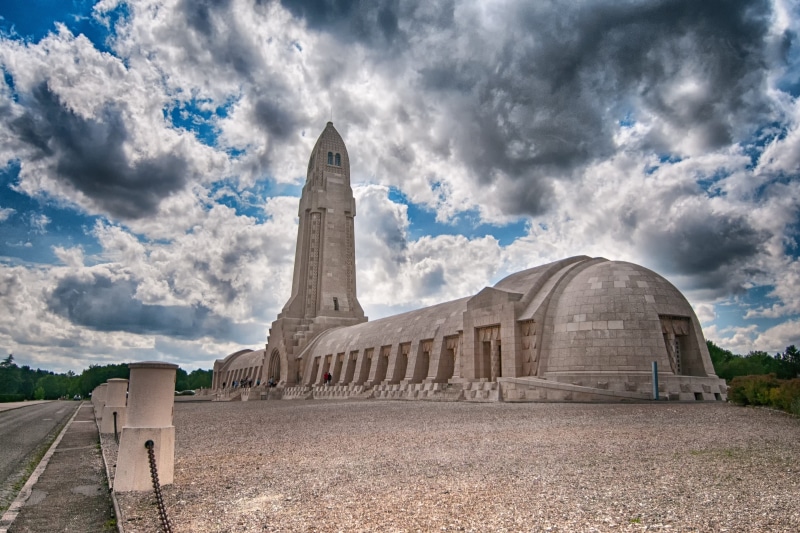 douaumont, cloud - sky, 1914, history, war, verdun, world war, sky, 1918, government, memory, architecture, travel destinations, bunker, travel, city, no people