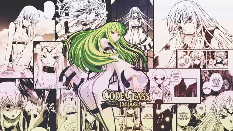 graffiti, creativity, anime girls, C.C., wall - building feature, outdoors, text, female likeness, western script, multi colored, communication, craft